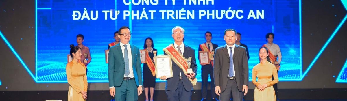 Công ty Đầu tư Phát triển Phước An Khang ĐẠT TOP 50 DOANH NGHIỆP CÓ SẢN PHẨM DỊCH VỤ ĐƯỢC TIN DÙNG NĂM 2023
